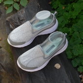 女鞋 户外大码 窄萱瘦脚合适舒适走路鞋 北美沃尔玛外贸慢回弹走路鞋