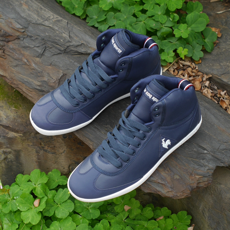 官网50欧！法国外贸原单小码男士高帮板鞋休闲鞋百搭户外男鞋板鞋