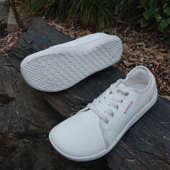 健身走路徒步防水鞋 品牌正品 健步鞋 宽楦4E男女款 大脚骨 皮面赤足鞋