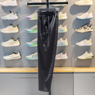 子舒适平口长裤 直筒排湿速干裤 AYKW297 男子2026夏季 李宁运动裤