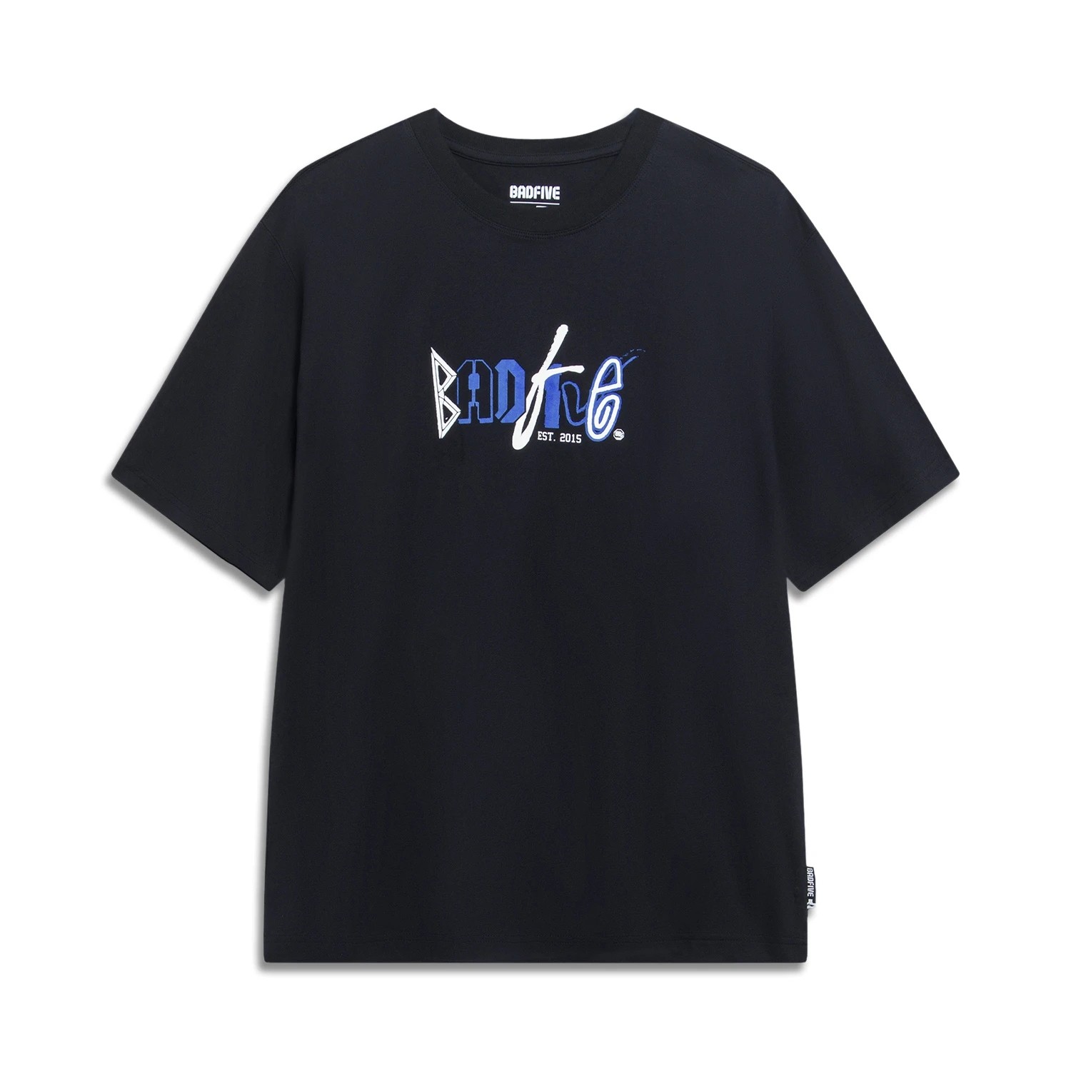 李宁短袖男2023夏款反伍badfive篮球短袖文化衫运动服ahst283-2