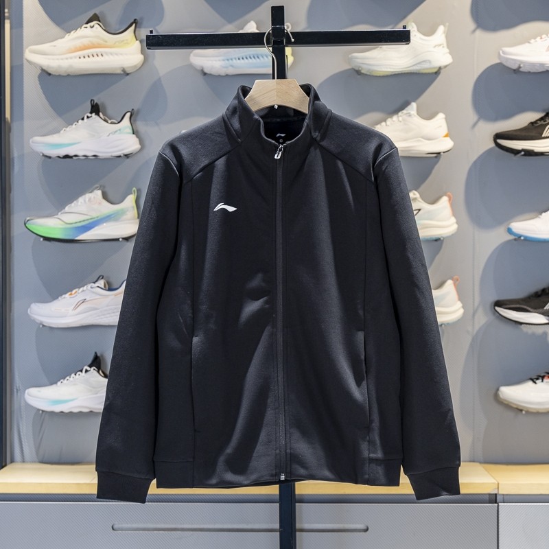 李宁男士开衫卫衣2025秋季新款团购系列立领运动针织外套AWDV301,运动服/休闲服装,运动卫衣/套头衫,淘宝优惠券,粉丝福利购,淘宝优惠卷