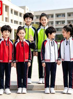 开学季中小学生校服春秋