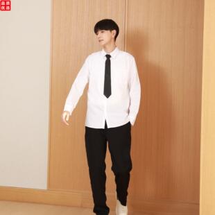 班服套装英伦学院风校服中学生jk衬衫藏青百褶裙长裙合唱演出服夏