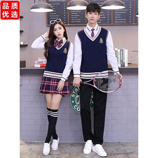 校服套装中学生学院风英伦韩国初中高中运动会开幕式班服秋季套装