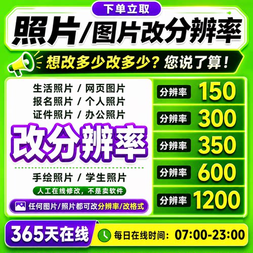 证件照片分辨率dpi像素尺寸修改