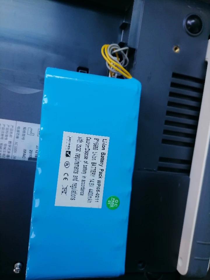 适用武汉中旗iMAC 120B数字式多道心电图机充电电池14.8V 4400mAh-封面