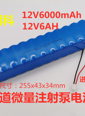 适用于史密斯Smiths WZL-506 六6通道微量注射泵12V6000mAh电池组