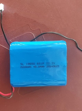 电梯电池SL 18650 6S1P 22.2V 2200mAh 48.8Wh锂电池组