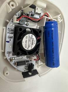 ICR 14430 650mAh 3.7V 2.40Wh  适用MJ-PAD1CN香熏机 充电锂电池