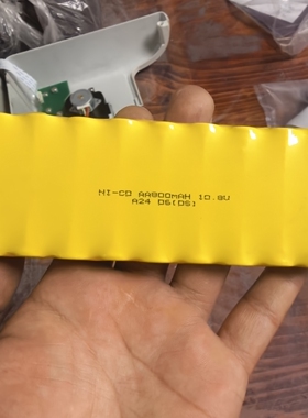 适用爱宝S-960 S-860打卡机电池 NI-CD AA800mAh 10.8V充电电池组