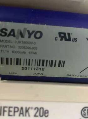 适用菲康Physio-Control LIFEPAK 20E,11141-000112  11.1V锂电池