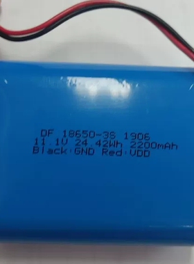 北京新科华大 SPA122 111注射泵电池 18650-3S 11.1V 2200mAh电池