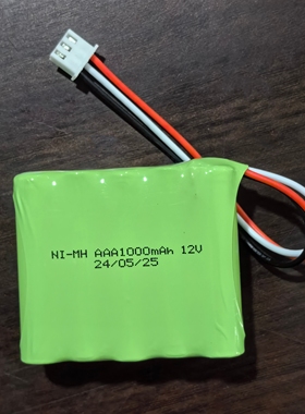 深圳圣诺SN-600N肠内营养泵电池 NI-MH AAA 800mAh 12V充电电池组