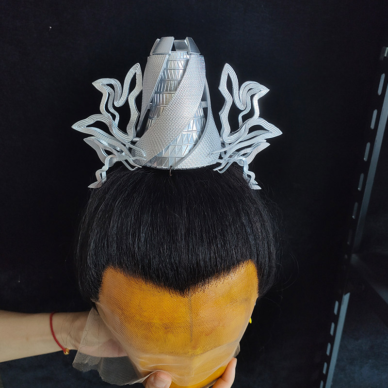 影饰人男生发冠仙侠玄幻奇特怪异铸铜合金魔道历史金银