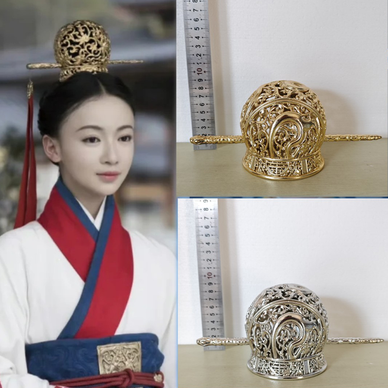 吴瑾言皓镧传宫廷女官头冠发饰