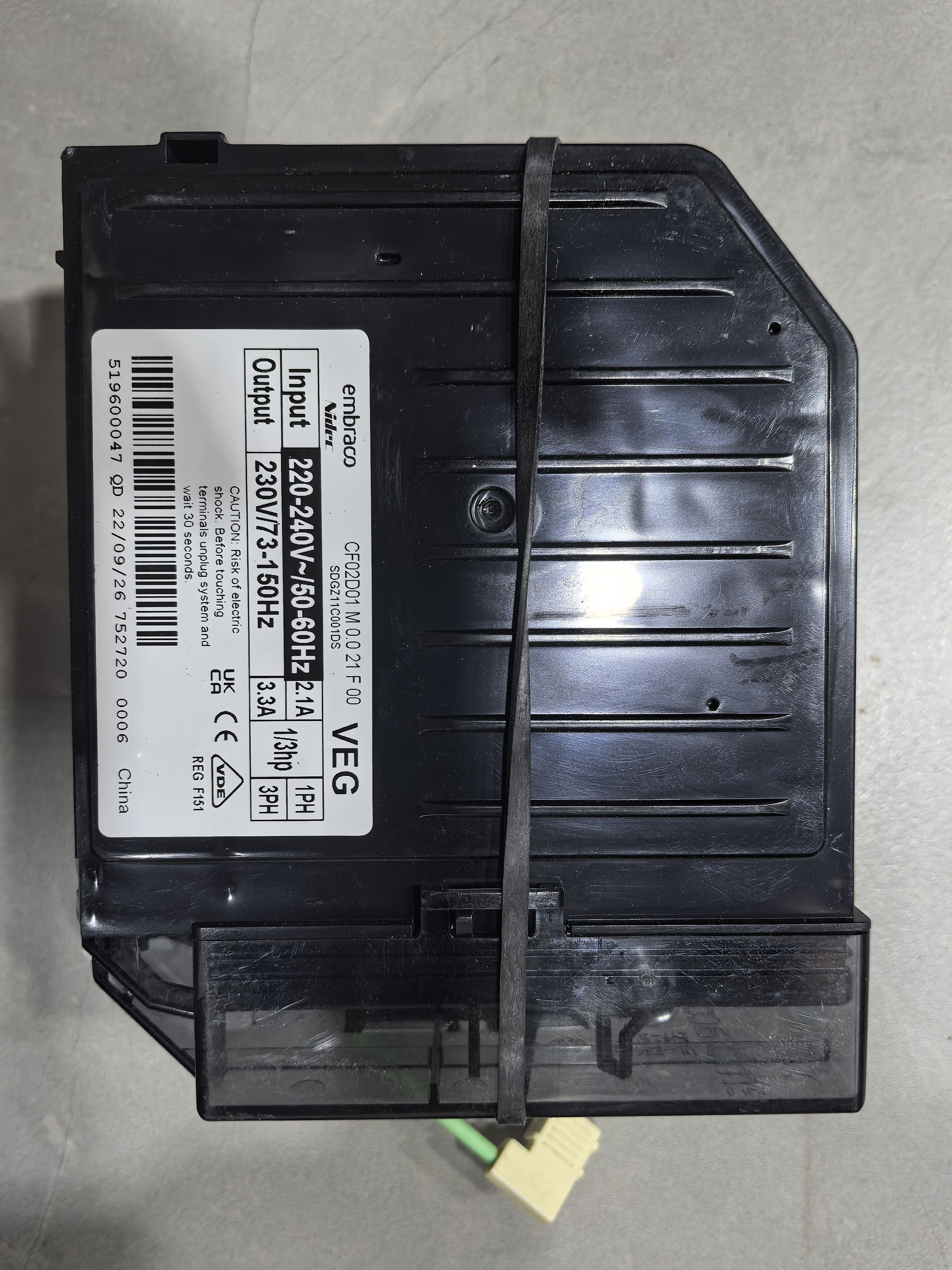 230V 73-150Hz恩布拉克变频器CF02D01 M 0 0 21F00冰箱驱动板