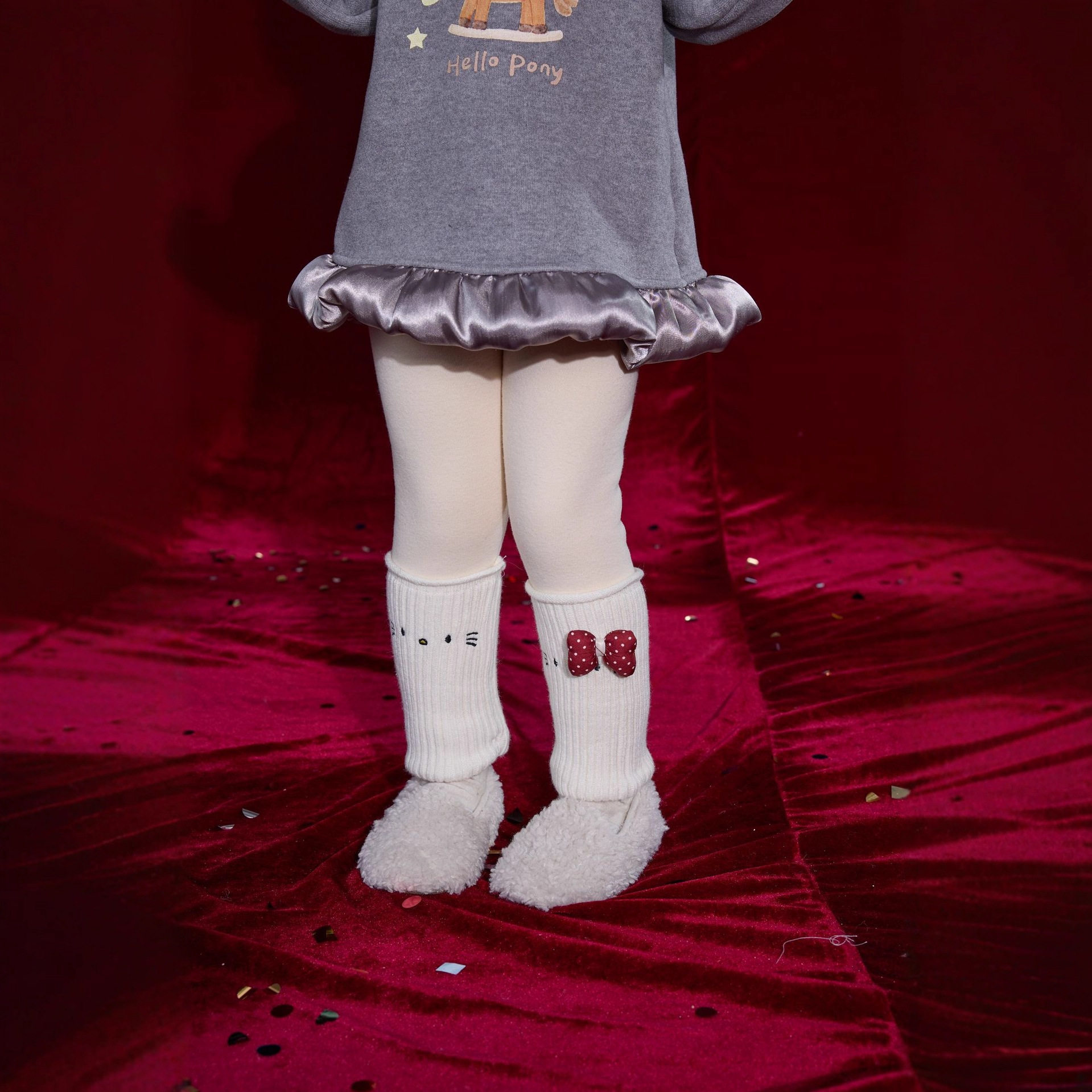 糯米丸子童装女童加绒打底裤冬季女宝宝韩版可爱拼接加厚保暖裤子,童装/婴儿装/亲子装,打底裤,淘宝优惠券,粉丝福利购,淘宝优惠卷