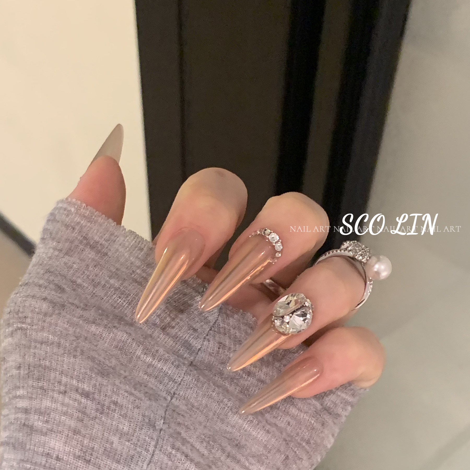 ScoLin手工定制穿戴甲