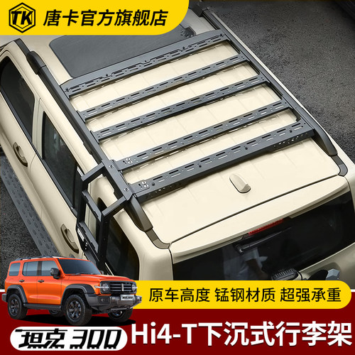 坦克300Hi4t/300车顶平台行李架框爬梯改装行李架框坦克专用配件