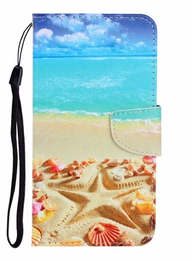 五角星适用iPhone14/13/11/2promax/xr翻盖式手机壳6s皮套78plus