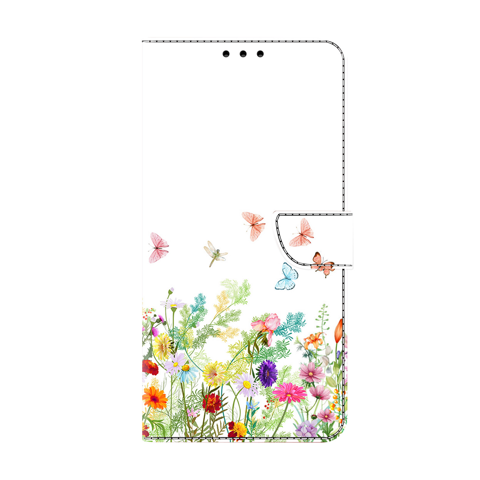 花草适用iPhone17air/16e/15/14/13/12promax苹果11/XR/xsmax翻盖手机壳6s皮套7/8plus