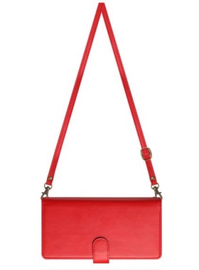 纯色拉链多卡包适用iPhone16/15/14/13pro苹果12/11promax斜挎XR翻盖手机壳6s皮套7/8plus