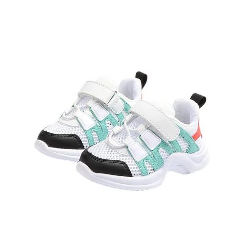 21-25码小童单网镂空透气宝宝学步鞋男童女童休闲运动鞋夏天凉鞋