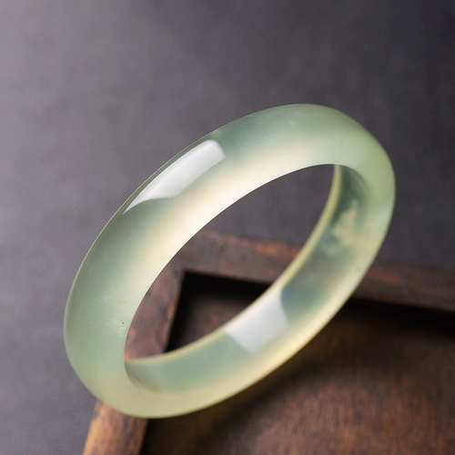 Натуральный браслет из нефрита, имитация льда