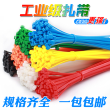 环保阻燃尼龙扎带4 尼龙扎带电线固定塑料束线带500条 200mm自锁式