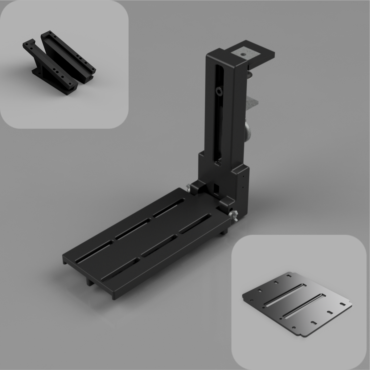 模拟飞行翼胜空客MCDU支架多功能模拟飞行MCDU支架方便快捷