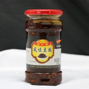 云南易门特产 浦贝山里香鸡枞油风味油豆豉360克  下饭菜