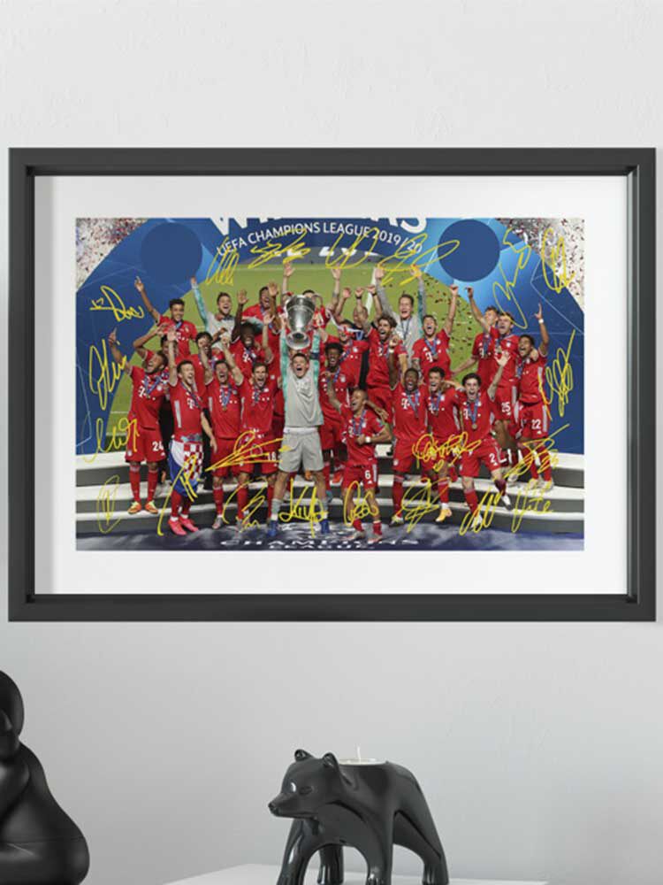 2013年拜仁队全家福欧冠夺冠纪念相框 送同学生日礼品球迷礼物