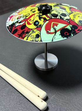 Car Cymbal Air Vent Mini Drum Crash Cym桌面碰撞镲片迷你鼓镲