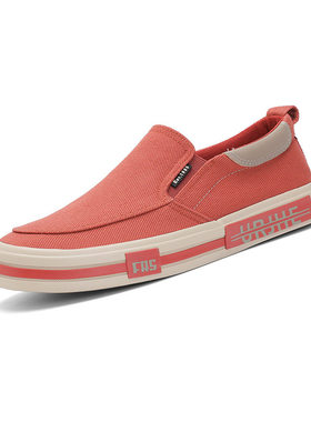 纽利特亿男鞋SB26152春夏新款透气一脚蹬懒人休闲低帮百搭帆布a3