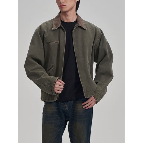 ANYWEA翻领春季宽松夹克