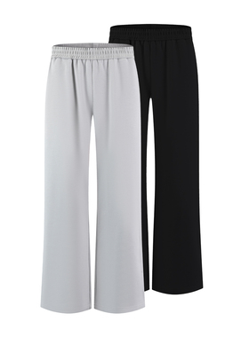 ANYWEAR重磅抓绒400g通勤百搭直筒宽松零感百搭卫裤慵懒休闲裤