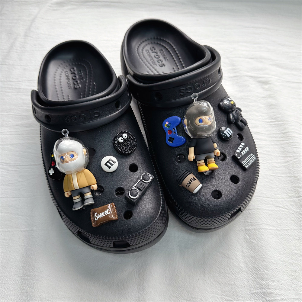 适配Crocs洞洞鞋花鞋扣装饰男女配饰男友酷卡通创意diy配件可拆卸