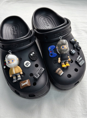 适配Crocs洞洞鞋花鞋扣装饰男女配饰男友酷卡通创意diy配件可拆卸