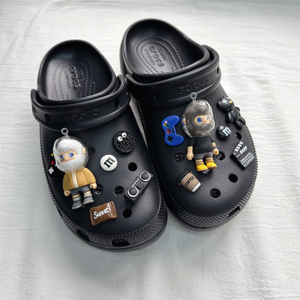 适配Crocs洞洞鞋花鞋扣装饰男女配饰男友酷卡通创意diy配件可拆卸