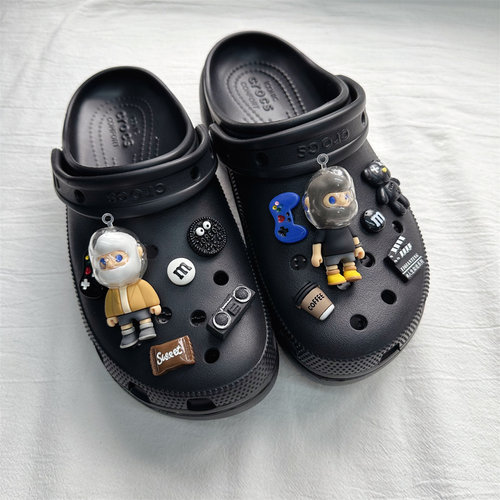 适配Crocs洞洞鞋花鞋扣装饰男女配饰男友酷卡通创意diy配件可拆卸