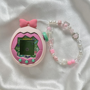 适用tamagotchi欢乐保护套园拓麻歌子液态硅胶防摔可爱保护壳扣女