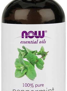 NOW Peppermint Essential Oil, 4-Ounce 薄荷精油 118ml