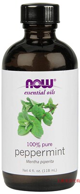 NOW Peppermint Essential Oil, 4-Ounce 薄荷精油 118ml