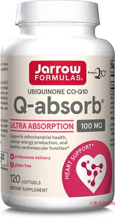 Jarrow Q10 120 Softgels absorb Formulas 100
