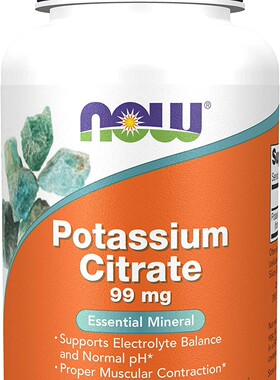 Now Foods Potassium Citrate 99 mg, 180 Capsules 柠檬酸钾