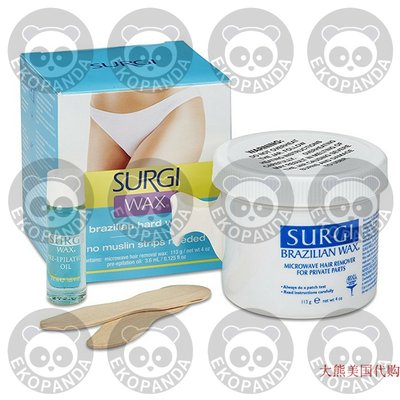 Surgi-wax Brazilian Waxing Kit For Private Parts