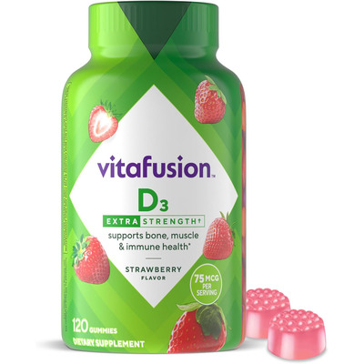 Vitafusion Extra Strength Vitamin D3, 120 Gummies