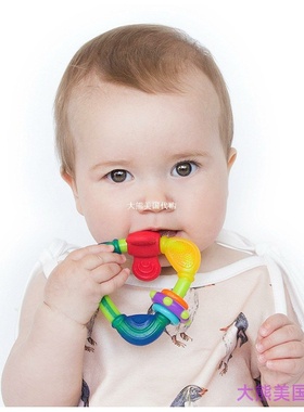 Nuby Spin N' Teethe Teether, Colors May Vary