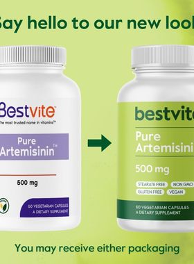 BESTVITE Artemisinin 500mg, 60 Capsules 青蒿素
